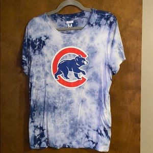 American Eagle Tailgate Tie-dye Chicago Cubs Shirt
